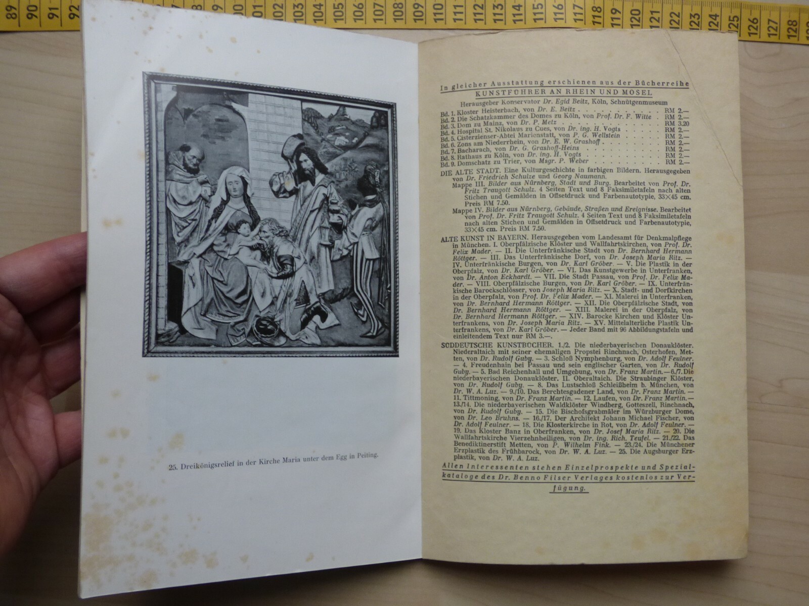 Gauting 1929. Widmung Eberhard von Cranach-Sichart an Julius Ritter von ...