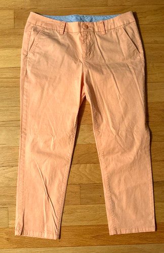 JC Penny Tangerine Crop Capri Chino Pants - Women's Size 8