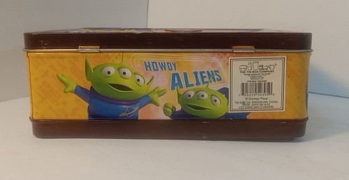 2012 Disney Toy Story Tin Storage, Lunch box "Space Cowboyz" w/ Woody & Buzz - Picture 6 of 10