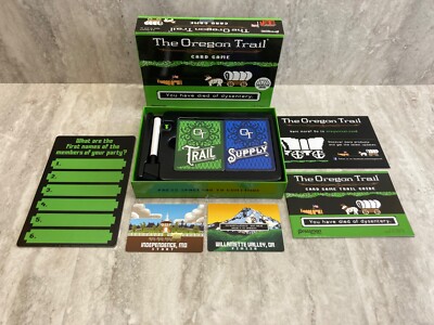 The Oregon Trail - Card Game. - By Pressman - New in Open Package