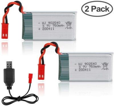 2X3.7v 750mah 25c Lipo Battery FOR Quadcopter X400 X300C X800 X500