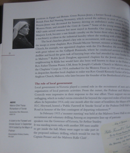 SUBURBS at WAR The Cities of Malvern & Prahran during the Great War Helen Doyle - Picture 7 of 11