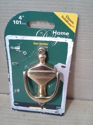 Stanley N197-921 V1913 Home Designs Polished Solid Brass Door Knocker, VGC