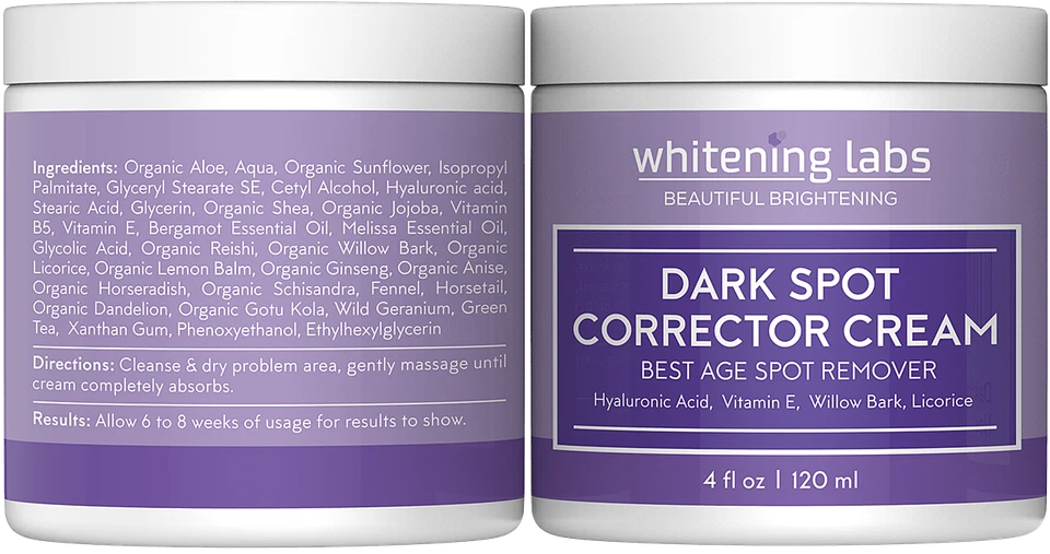 Anti Aging DARK SPOT CORRECTOR for Face, Body Age Spot Remover. MADE in USA 4 OZ - Image 3 of 4