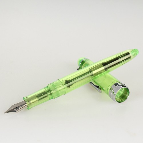 2025 Jinhao 992 Transparent China Classic Fountain Pen Screw Cap Fine Nib 0.5mm - Picture 12 of 19