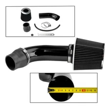 3" Universal Cold Air Intake Induction Hose Pipe Car Kit Filter Black 2001-2019