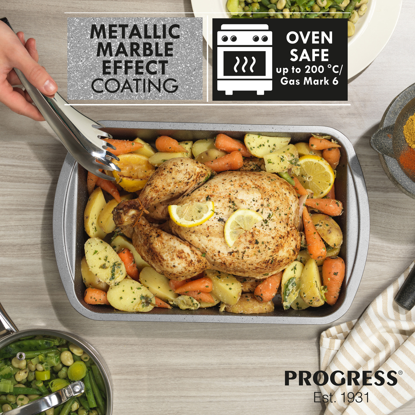 Progress 2in1 Stand Mixer Food Processor Blender With NonStick