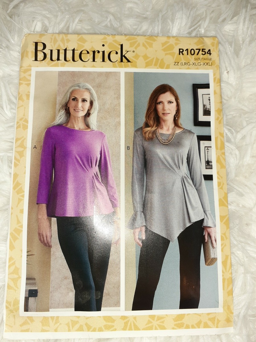 missesさん専用 Butterick Sewing Pattern Misses Tops Sz ZZ L-XXL R10754 | eBay