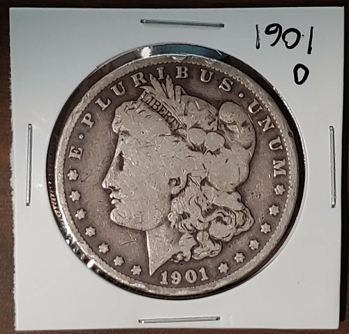 1901 O MORGAN SILVER DOLLAR US NEW ORLEANS MINT CIRCULATED FINE COIN 81821G