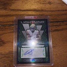 22-23 Panini Obsidian Deebo Samuel Lightning Strike Electric Etch Orange /75