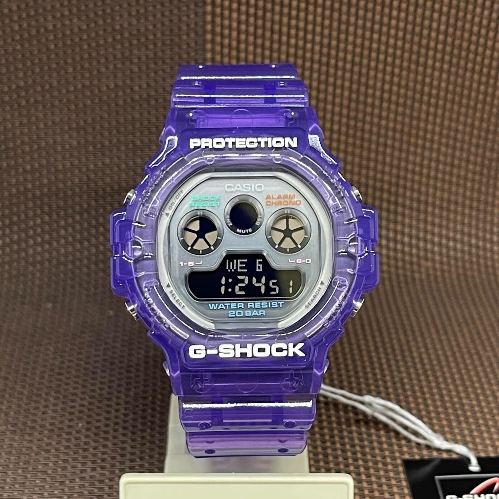 Casio G-Shock DW-5900JT-6D Retrofuture Vibrant Purple Translucent Digital  Watch