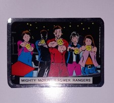 1993 Mighty Morphin Power Rangers GROUP SHOT Vintage Vending Foil Sticker