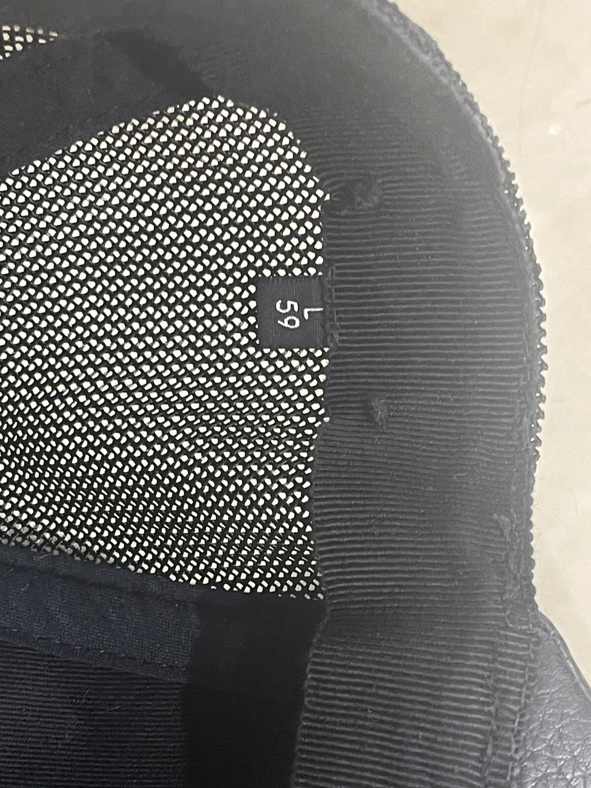 Cappellino Gucci logo con pelle taglia L