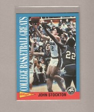 1992 Kellogg's Raisin Bran College Basketball Greats -  #8 - John Stockton 