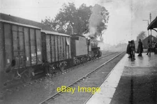 Railway Photo 12x8 India Steam IGR 2-8-2 on Freight Deolali Station Aug 1946 2