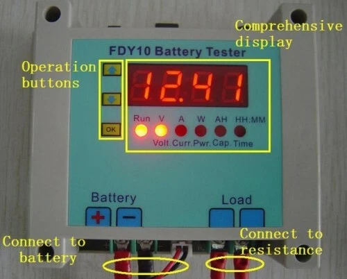 battery tester FDY10-S discharge current 0.1-10A - Image 4 of 4