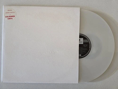 The Beatles ‎– The Beatles (White Album) WHITE VINYL 2LP AU/NZ 1987 (VNL/CV VG+)