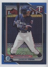 2024 Bowman Chrome Prospects Mega Box Blue Mojo Refractor /150 Dameury Pena 7c7