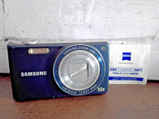Samsung PL210 14.2MP Blue digital camera - tested and working - nice
