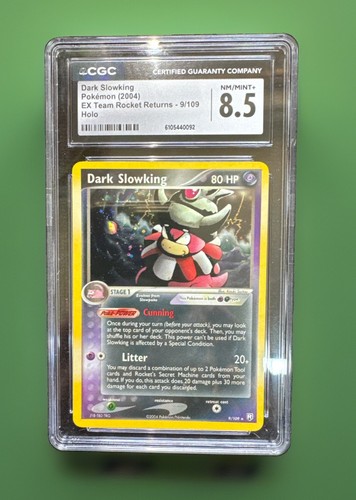 Dark Slowking graded CGC 8.5 for sale on eBay