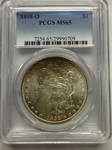 1898-O  PCGS  MS65 Gem Morgan Dollar  *  New Orleans Mint  *