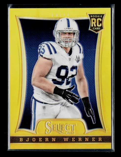 2013 Panini Select Bjoern Werner Prizm Gold #159 *BOOKEND* 1/10