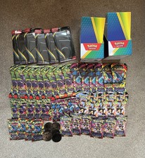 Pokemon Phantasmale Flammen - Leerverpackungen Konvolut - Packs, M&uuml;nzen, Display Boxen