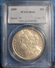 1899 Morgan Silver Dollar MS 62 PCGS Uncirculated (semi key date)