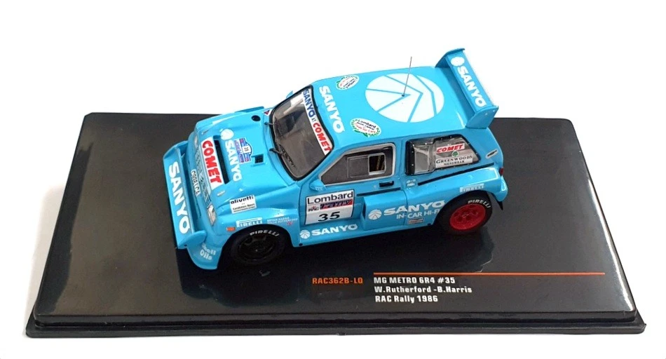 Modelos Ixo escala 1/43 RAC362B-LQ - MG Metro 6R4 RAC Rally 1986 - azul Foto 4 de 4