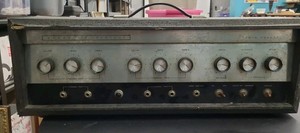 Vintage Sears Silvertone Twin Twelve Tube Amp Head 1484 Danelectro Guitar Amp