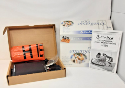 NEW COBRA 10 SOS Emergency CB Kit 40 Channel Radio (no antenna)