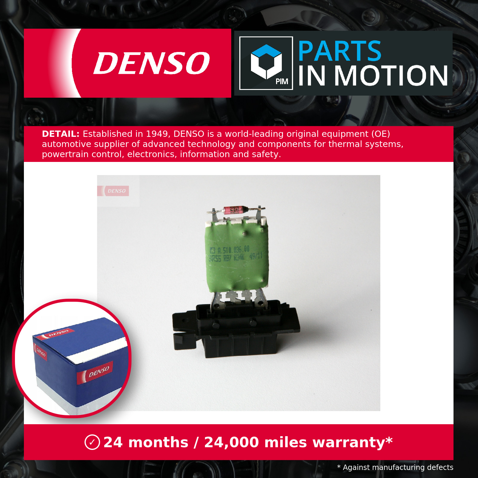 DENSO DRS20005 Resistor, interior blower for OPEL - Image 3