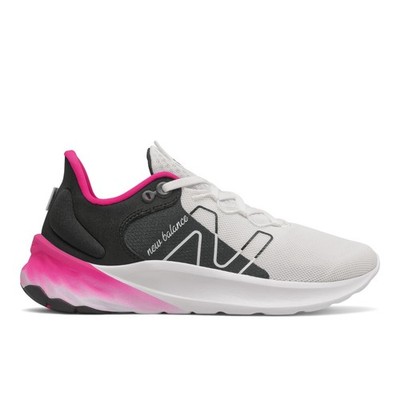 New Balance Women's, Fresh Foam Roav v2 Running Shoe White Black Pink US 5.5 D