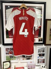 Arsenal mens home Shirt 2023/24 White Large BNWT  RRP £110