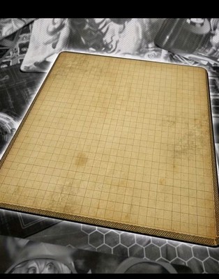 D&D RPG Grid Spielmatte Gummi Kampfmatte TCG Spieltisch Matte 60cm rutschfest