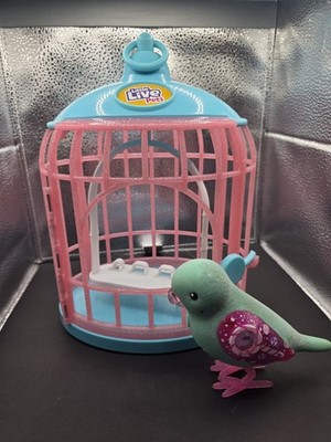 Little Live Pets Interactive Bird w/ Carry Cage Tested Works Moose Toys