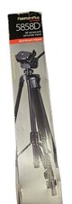 Sunpak Platinum Plus by Sunpak 5858D Photo/Video Tripod Black Panhead Design