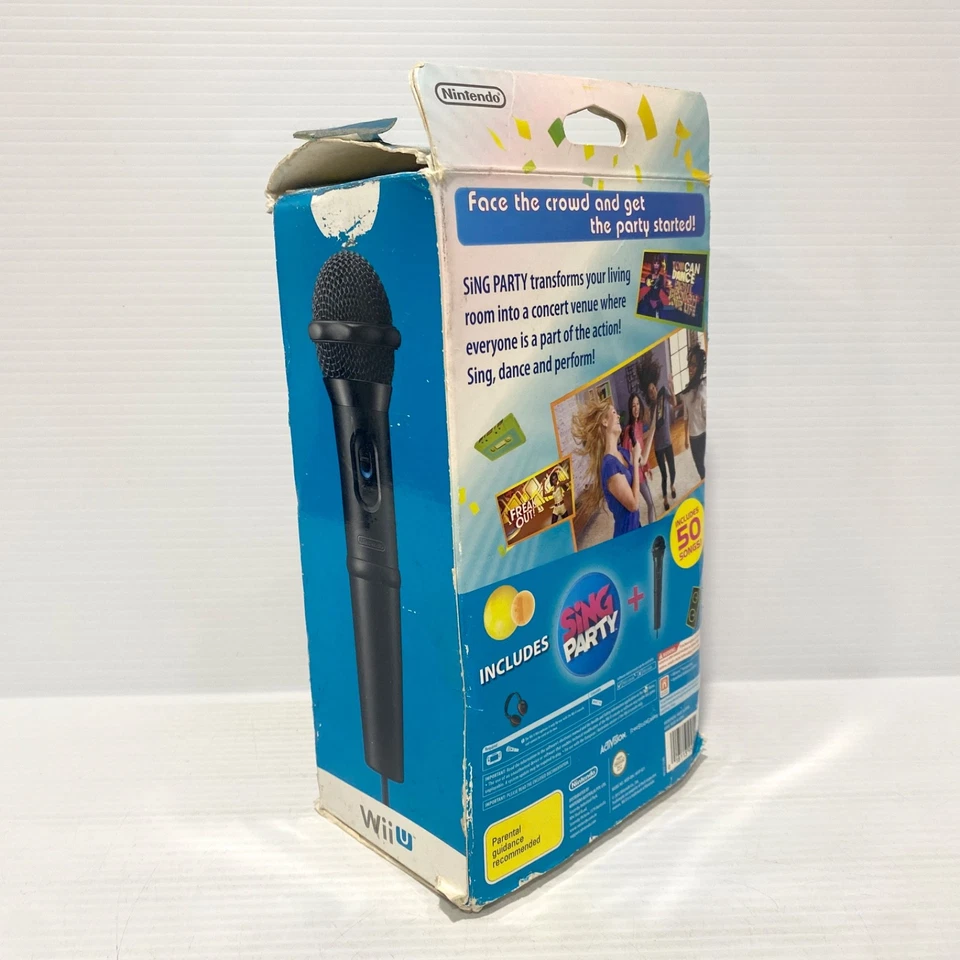 Sing Party - Big Box + Microphone - Nintendo Wii U - Tested & Working - Image 4 of 4