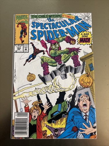 The Spectacular Spider-Man #184 Newsstand Variant (Marvel Comics January 1992)