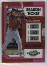 2022 Panini Chronicles Contenders Optic Pink Prizm 32/50 Jake McCarthy #15 1fm9