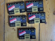 5 Maxell XLII S 90 min. - Audiocassette - Nuove - Confezionate