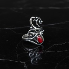 Welo Red Opal Gemstone 925 Sterling Silver Ring Handmade Jewelry Ring For Gift