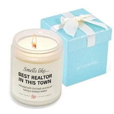 Funny Realtor Gifts Lavender Scented Candle Real Estate Agent Gift Supplies 