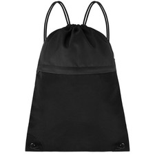 Drawstring Backpack Bag - String Gym Bag for Men  Women, Lightweight Cinch S...