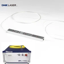 6 in 1 high power fiber combiner, 220um input OD to 400um output OD For Raycus