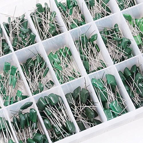 Cheap 660Pcs Polyester Film Capacitor Assortment Kit 100V 24Values 0 - View #4
