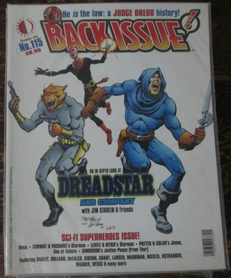 Back Issue Magazine #115 Dreadstar Jim Starlin Issue TwoMorrows Judge Dredd NM