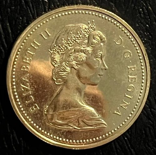 1972 Canada Silver Dollar - Gorgeous Vibrant Mirror Like Coin