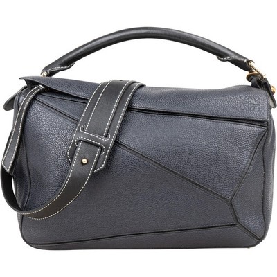 Loewe Grained Tricolor Leather Puzzle Handbag Tasche
