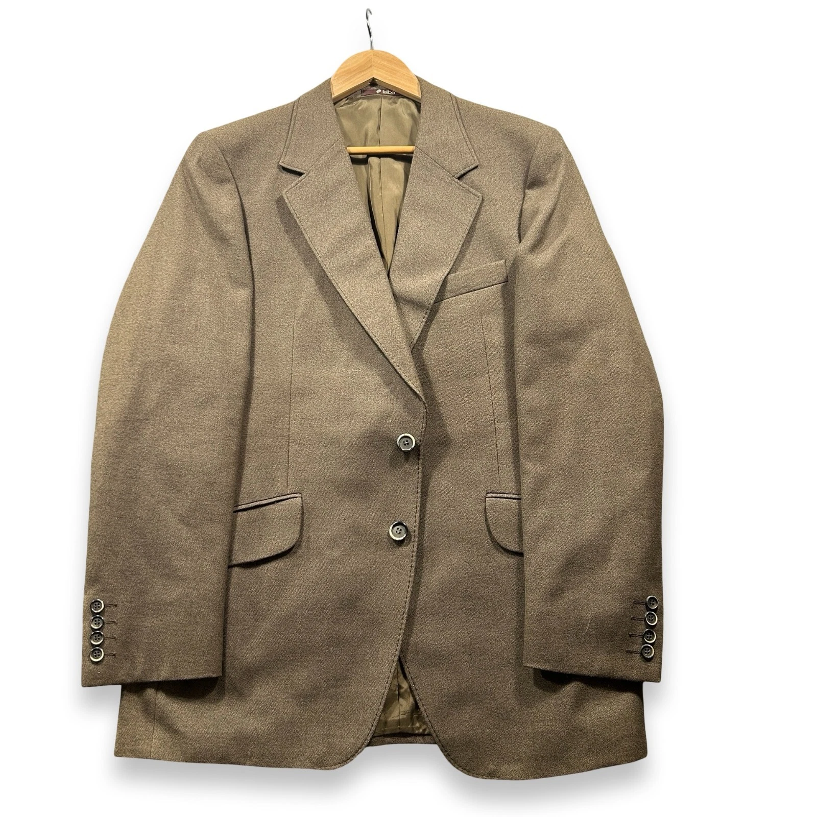Falbe Jacket Mens 42R Brown Wool Blend Blazer Preppy Smart Casual Denmark